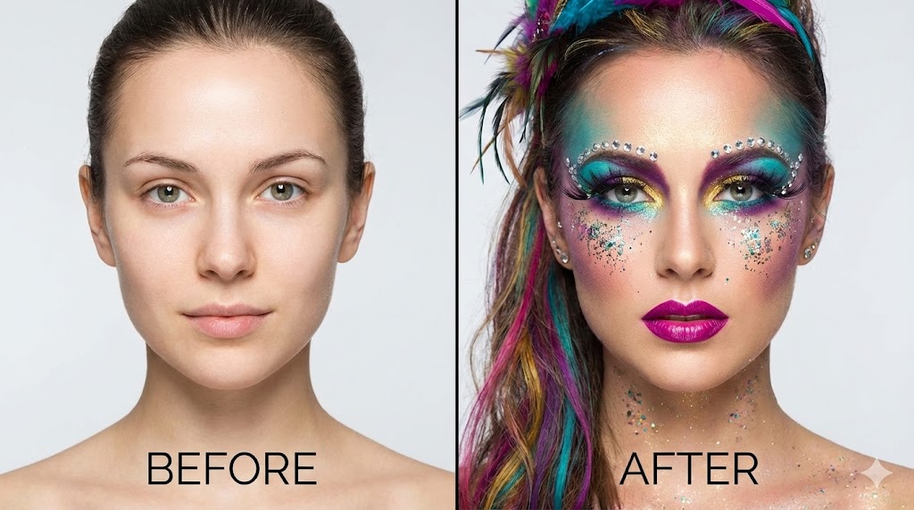 Transformación Maquillaje Carnaval
