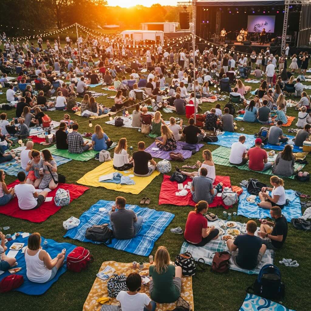 Cómo preparar un picnic perfecto para tu próximo concierto al aire libre
